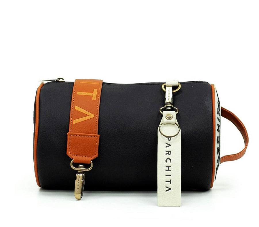 Cartera Cilindro Negra