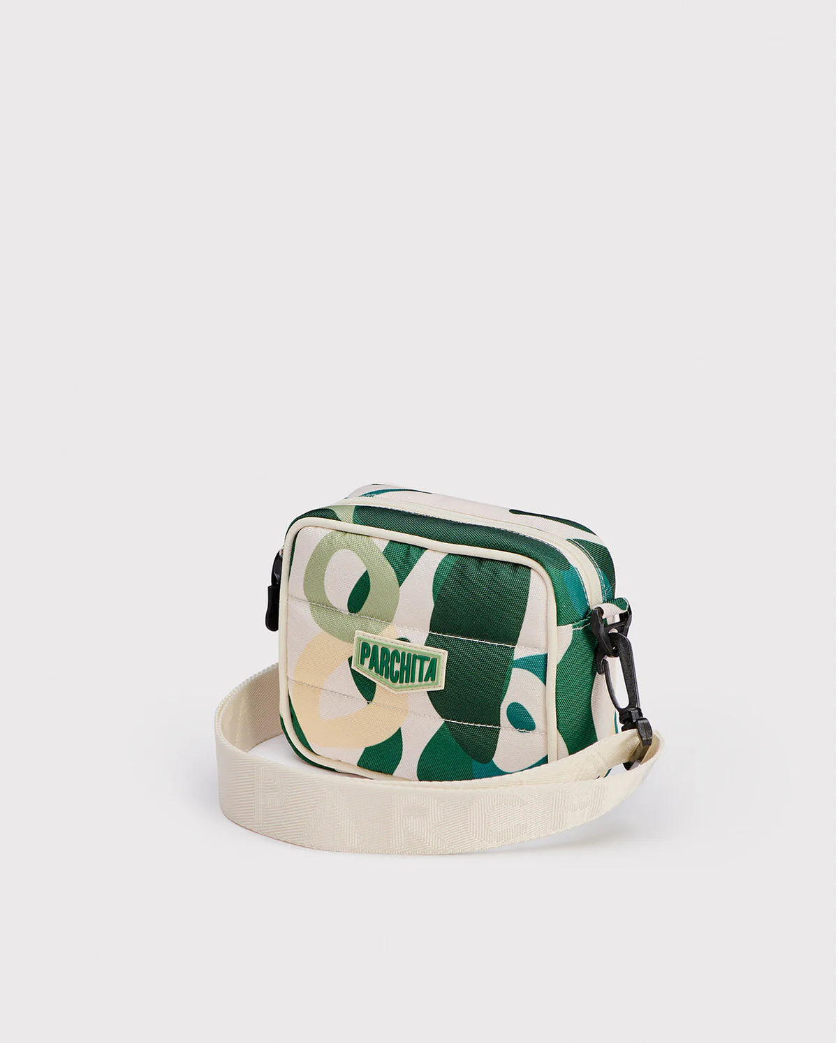Bandolera Milu- Ivory x Green