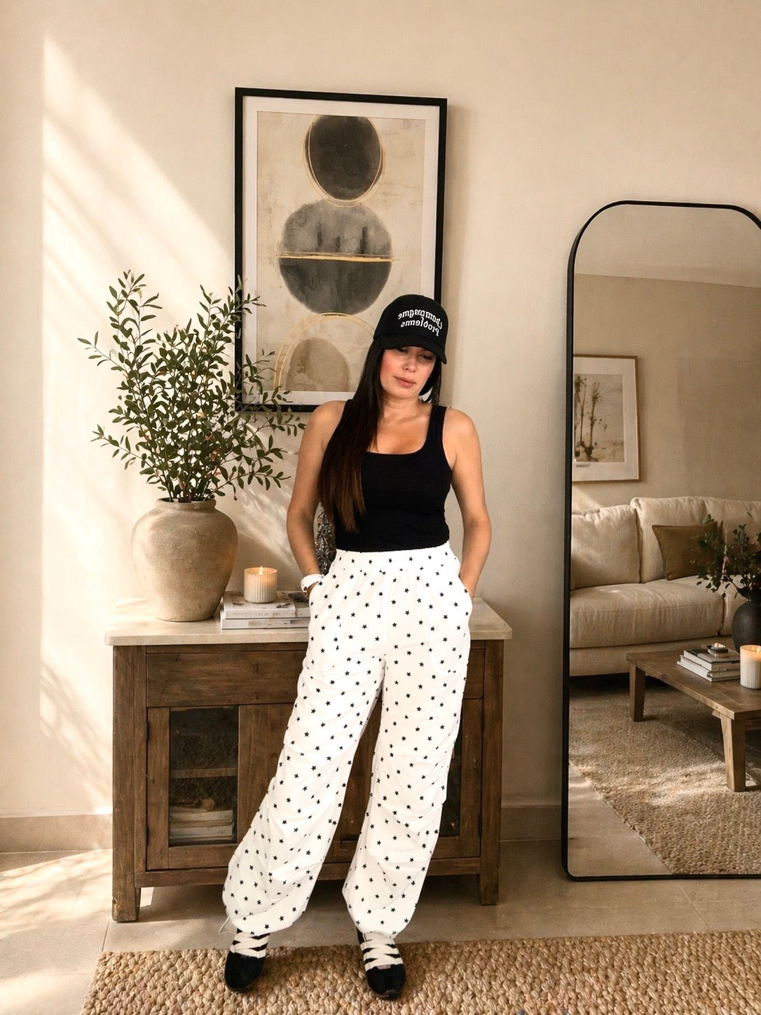 Stars B|W Pants
