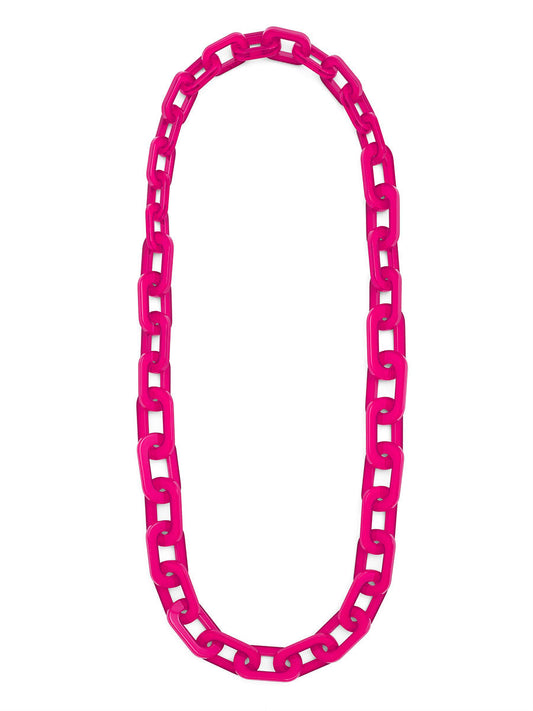 Alice Long Necklace- Fuscia