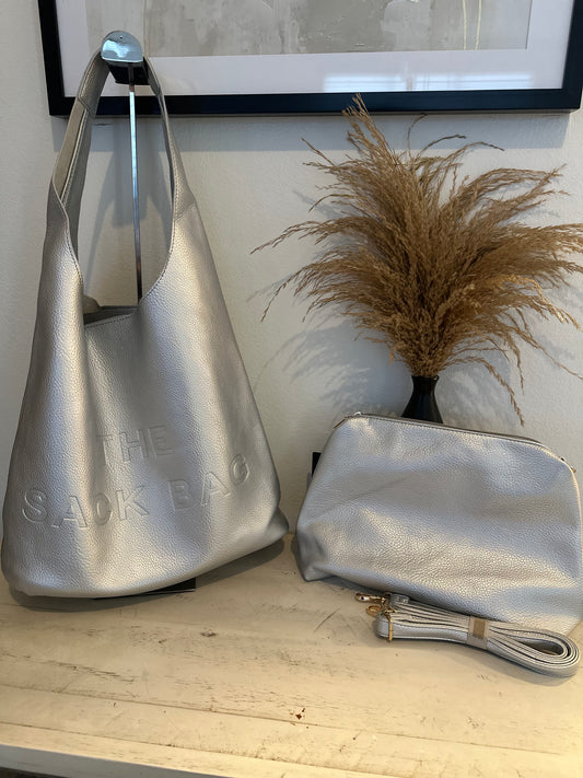 The Sack Bag- Silver