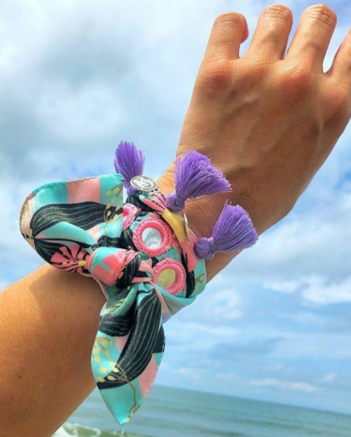 Brazalete Teal Violet